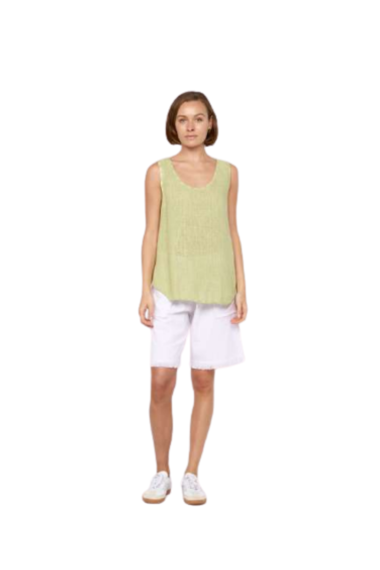 Nova Hessian Tank - Matcha