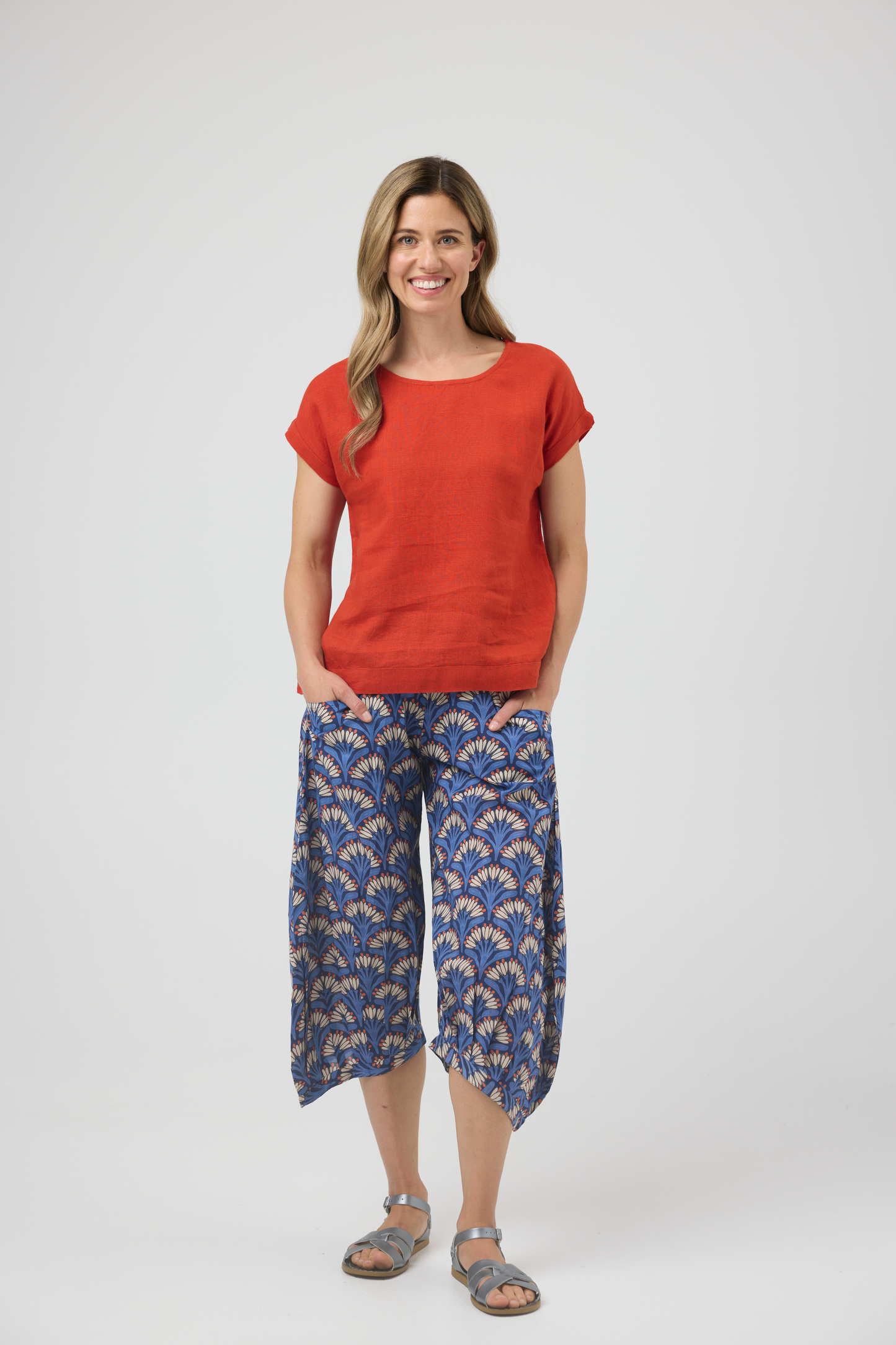 Vicky Linen Top