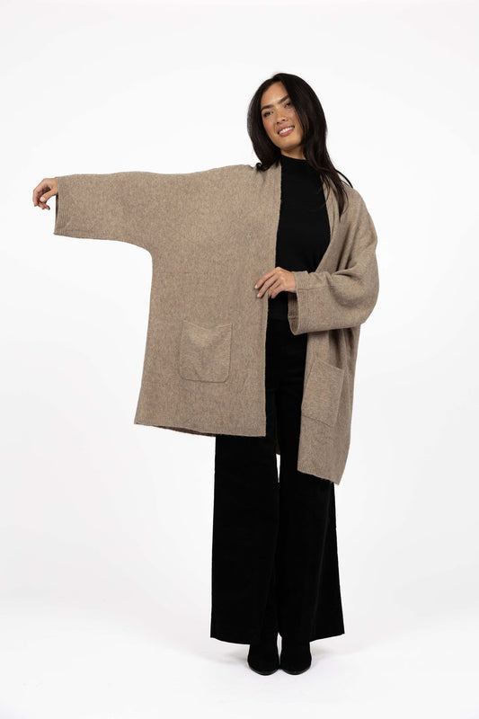 Rosha Cardi - Hazelnut