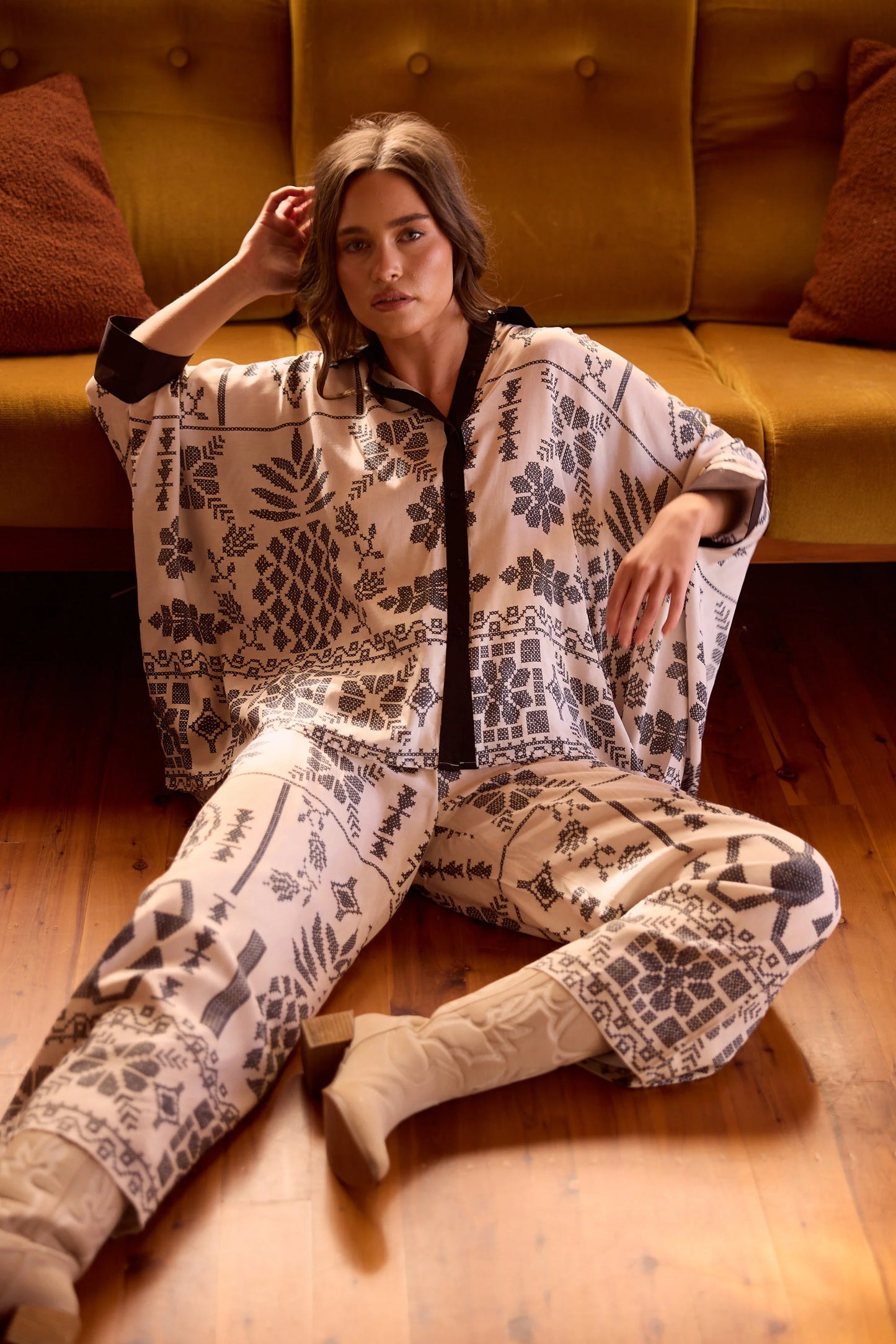 Rio Pant - Cross Stitch