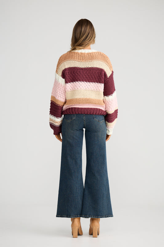 Hudson Knit - Berry Multi