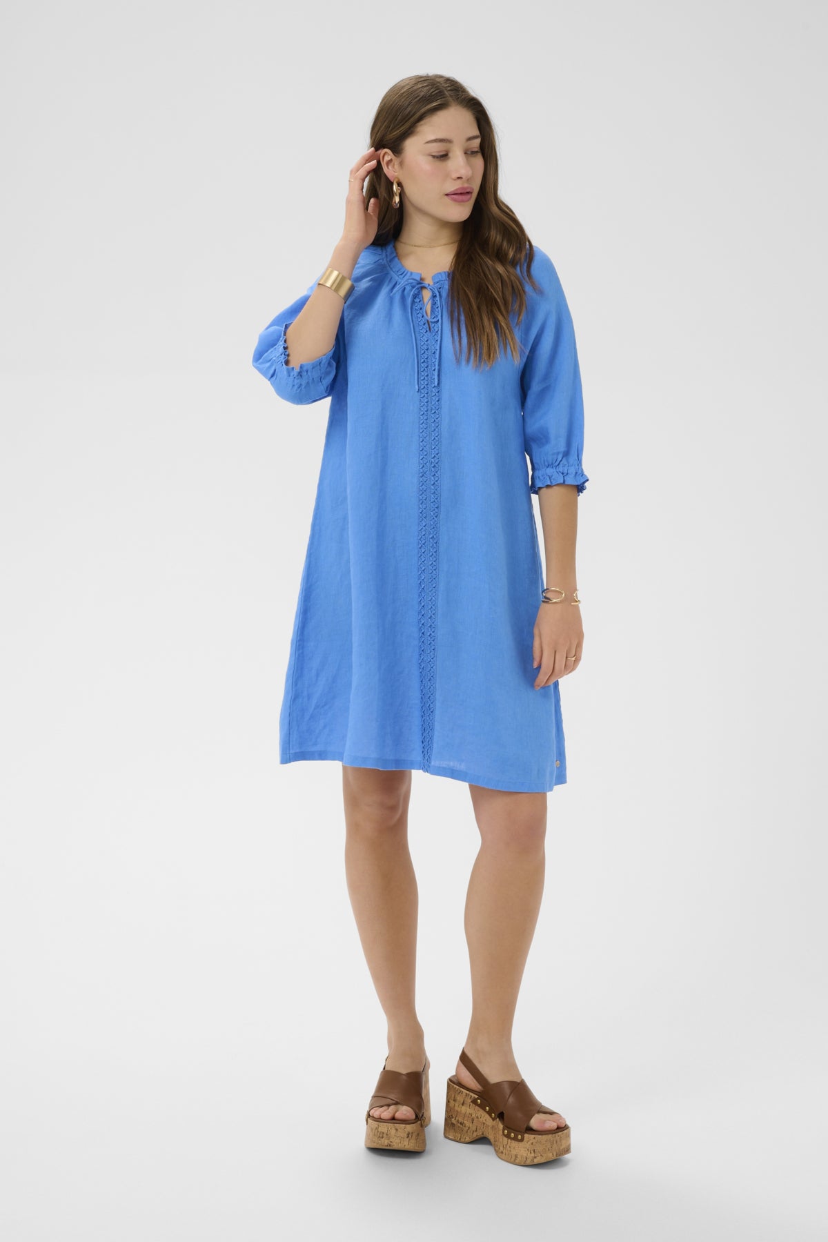 CRBells Lace Dress Short