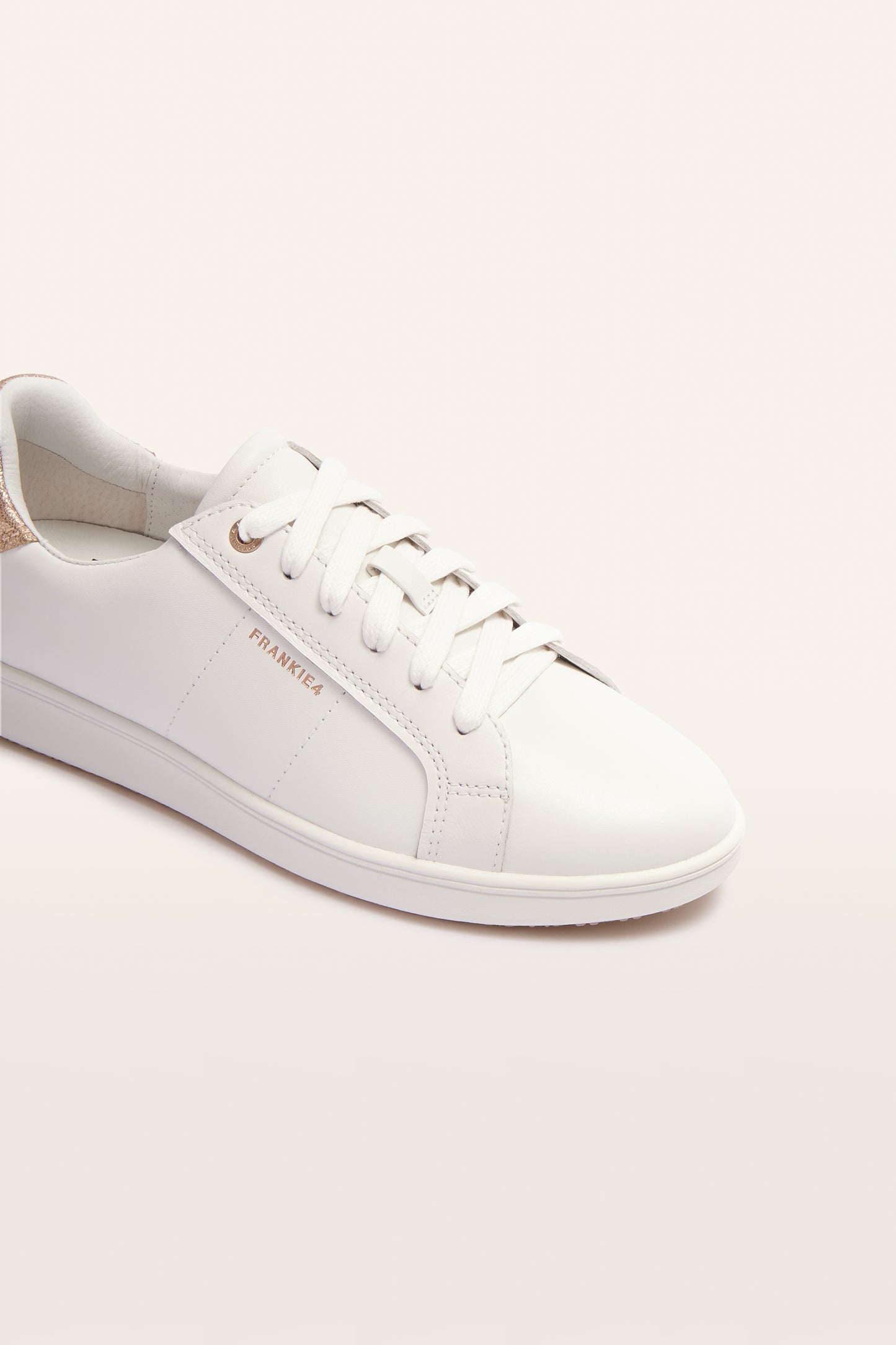 Jackie V White/Rose Gold