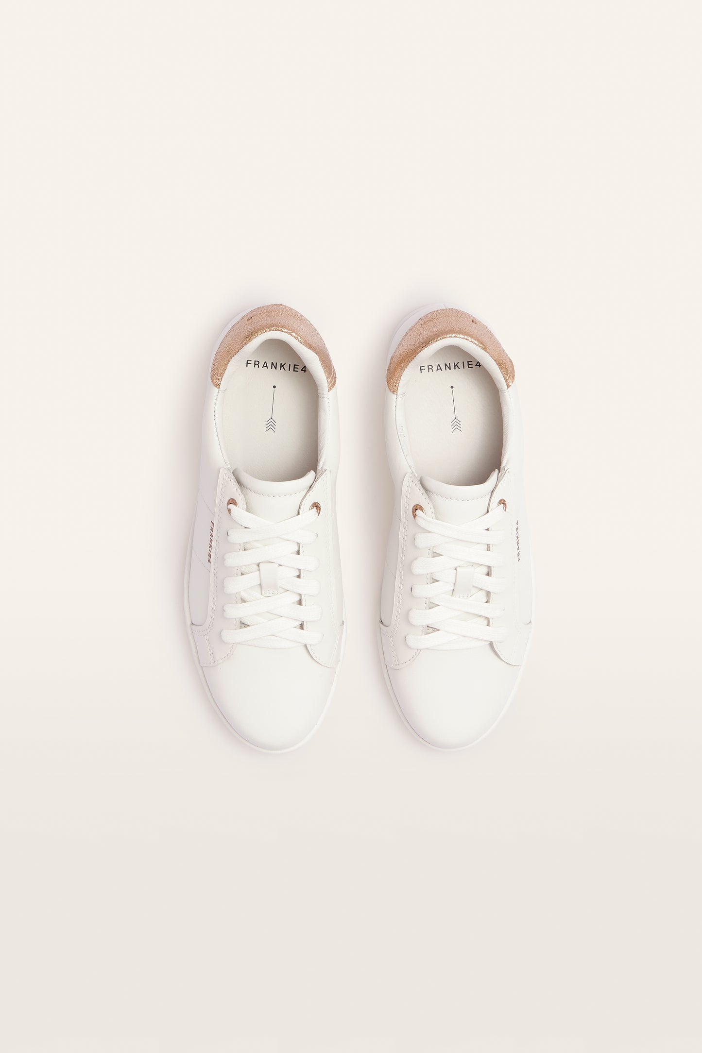 Jackie V White/Rose Gold