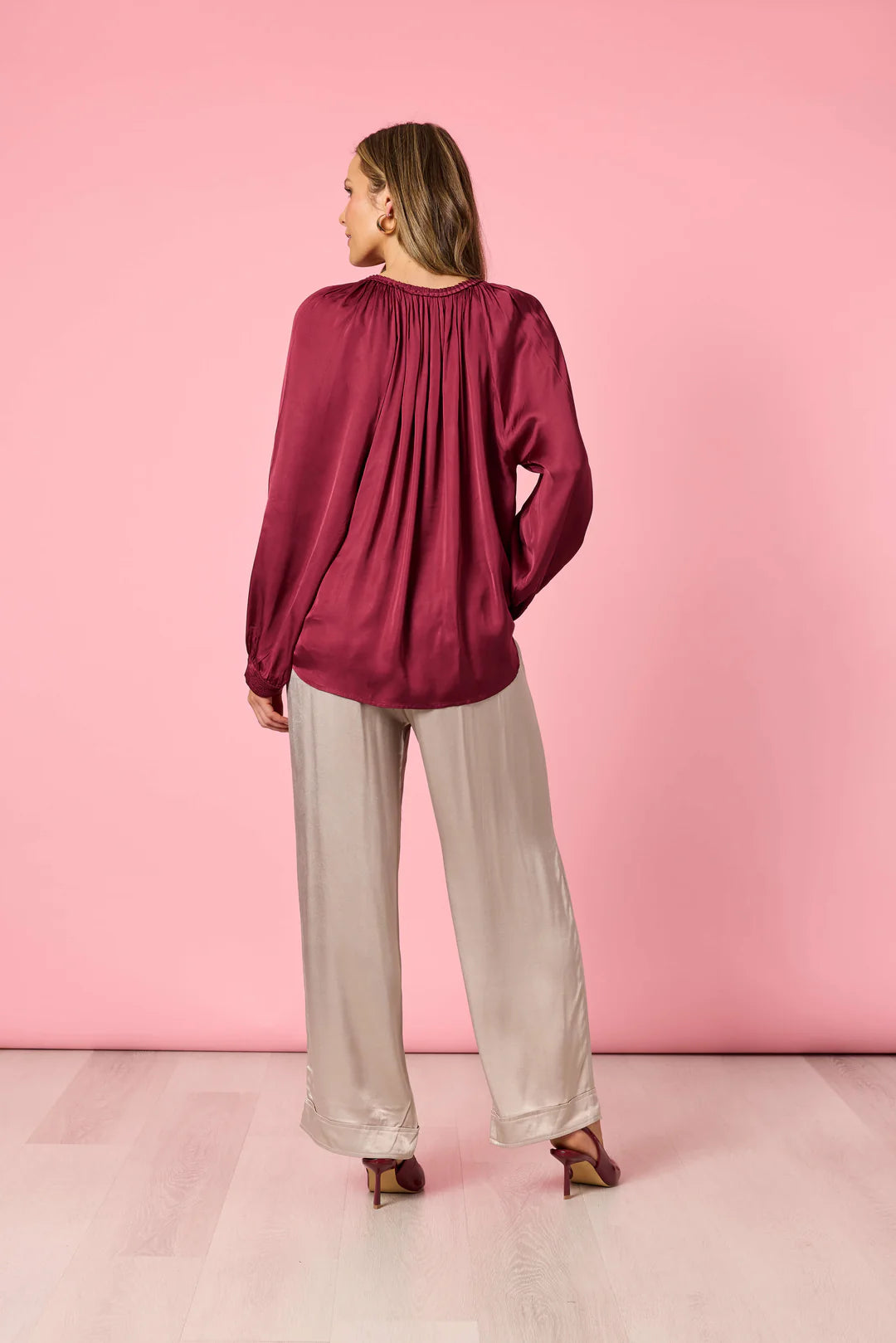 Lux Plait Top
