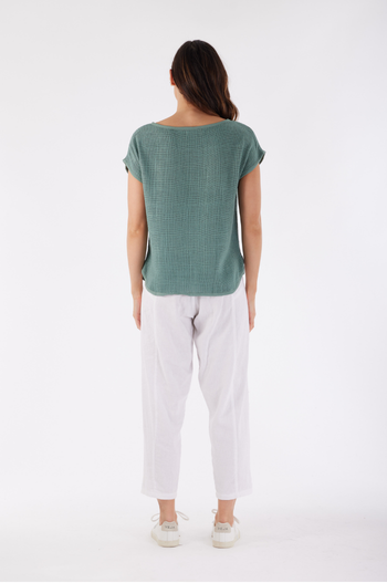Cleo Hessian top