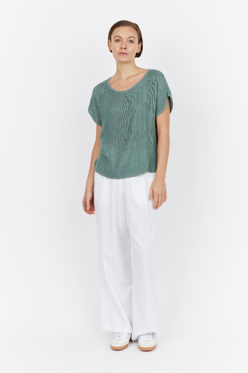 Cleo Hessian top