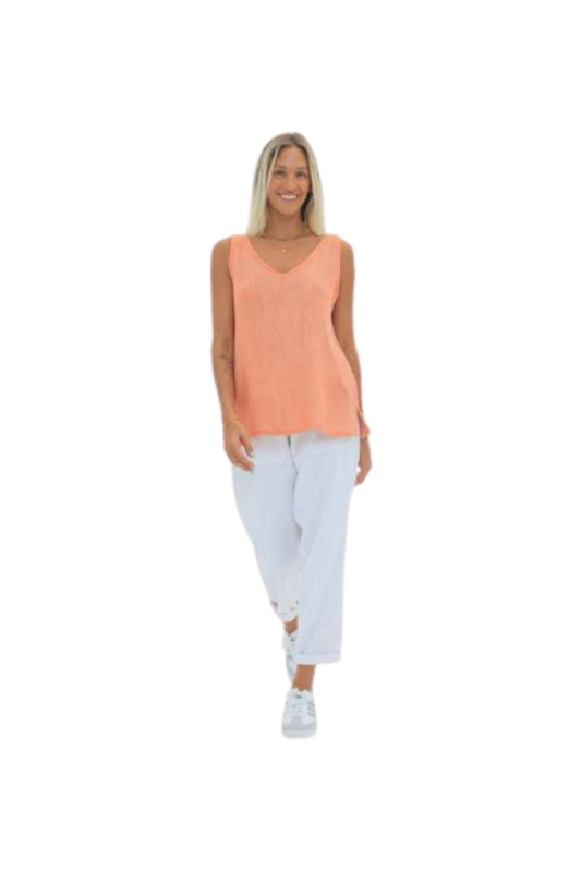 Mimi Hessian Tank