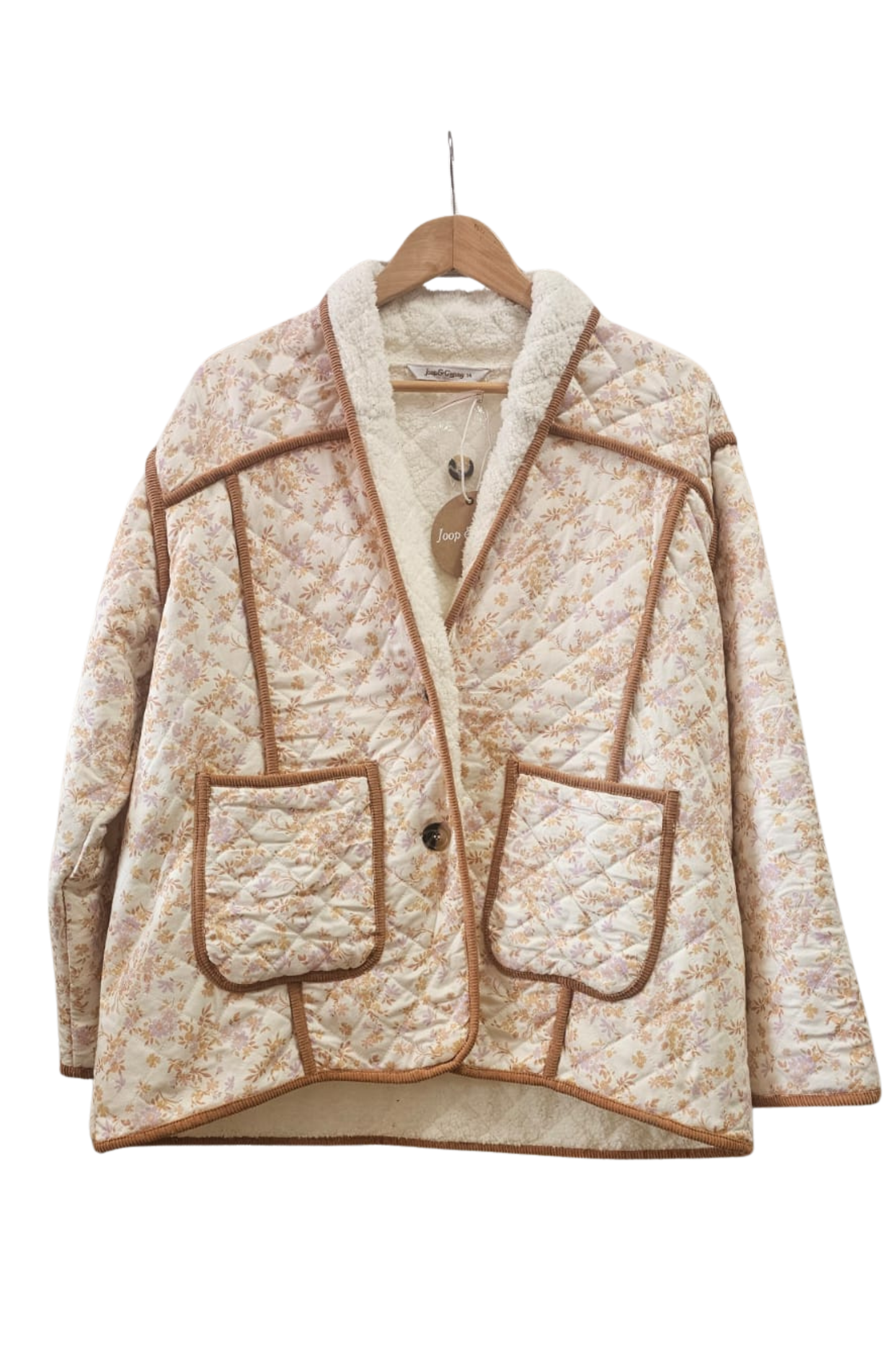 Vintage Floral Quilted Jacket