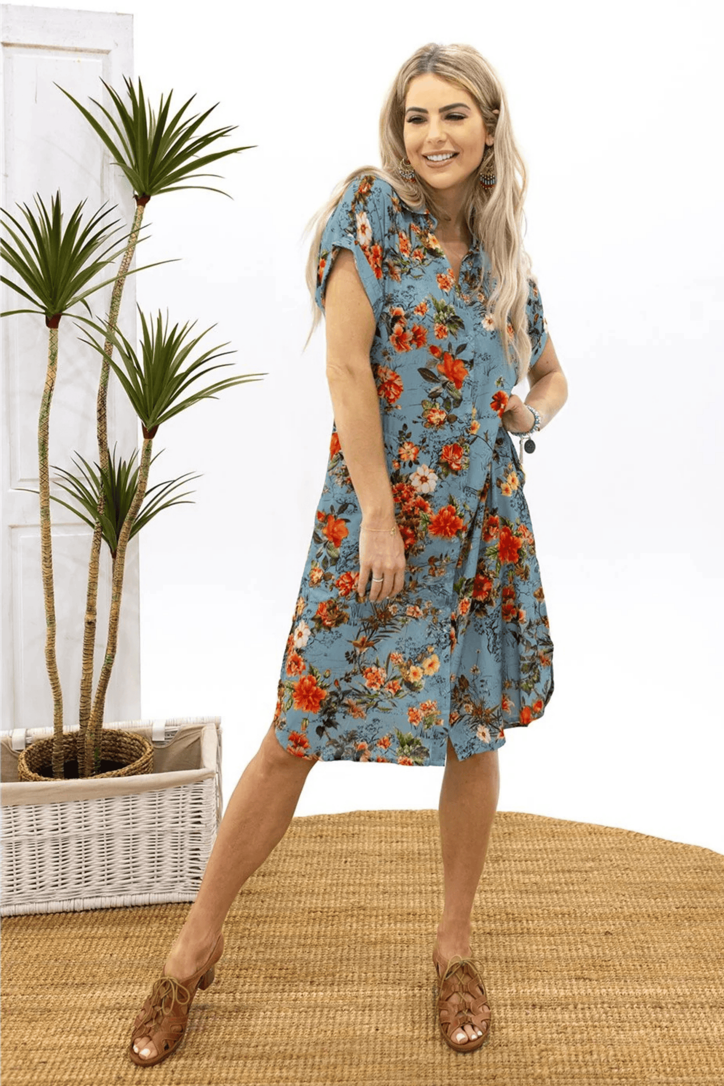 Bridget Buttoned Dress