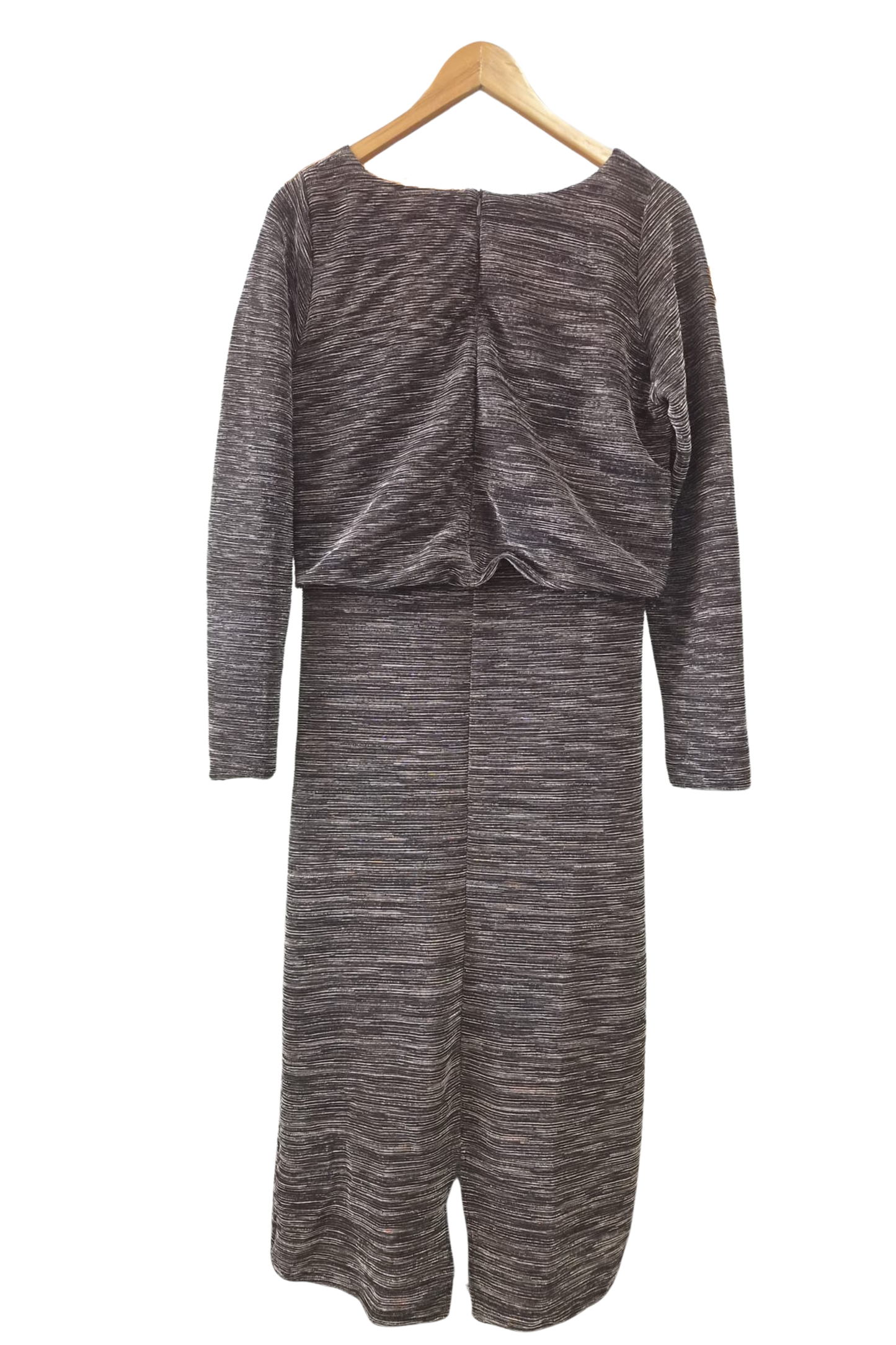 Layered Bateau-Neck Maxi Dress