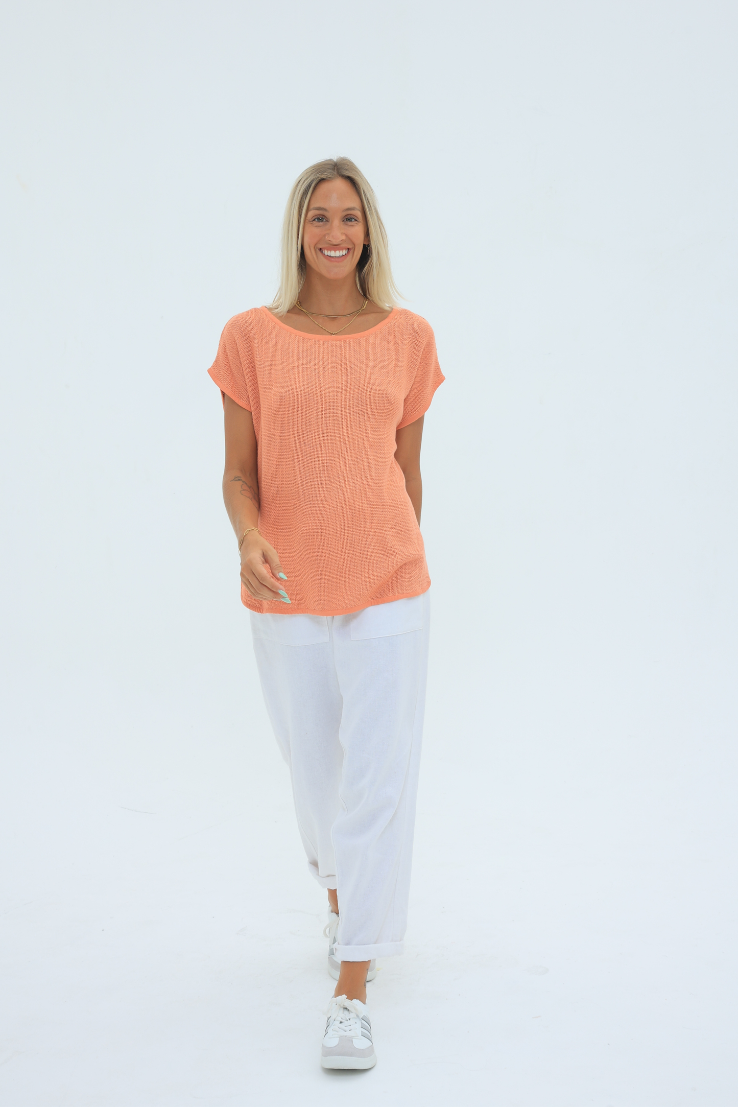 Cleo Hessian top