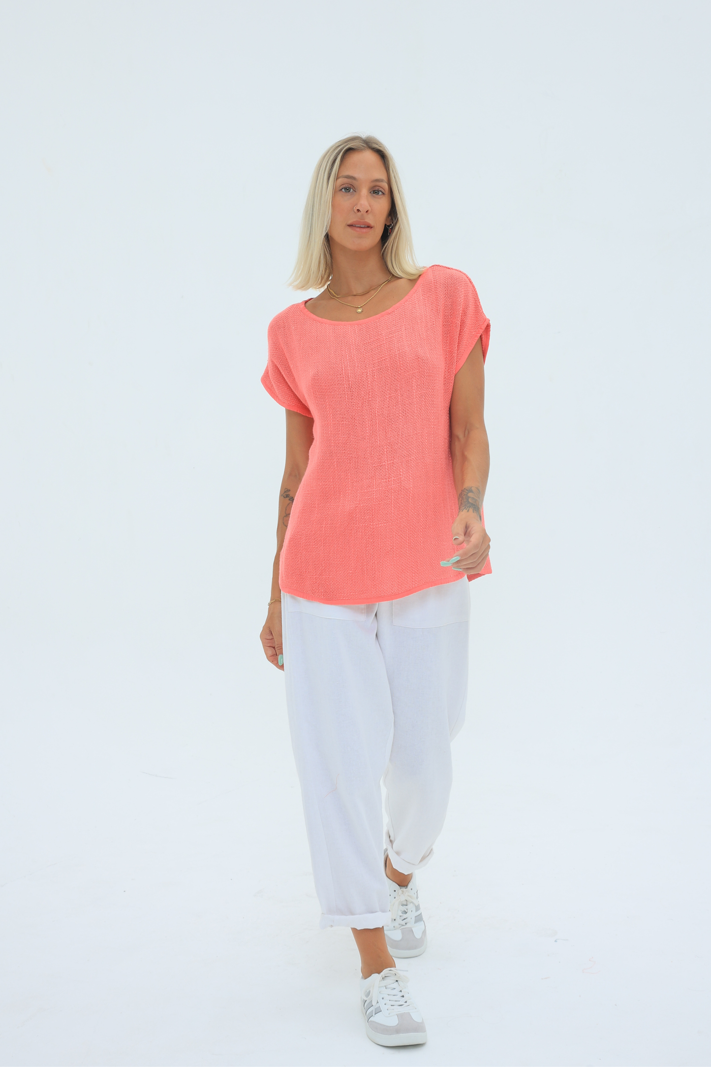 Cleo Hessian top