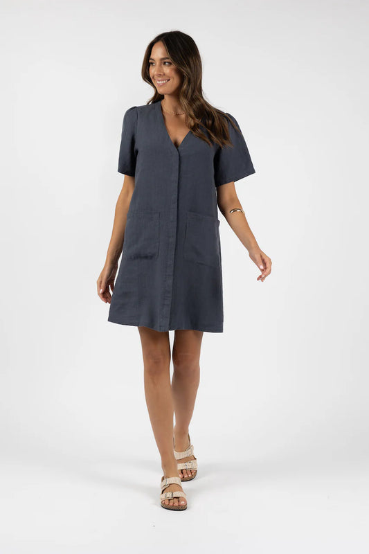 Savina Shirt Dress - Size M