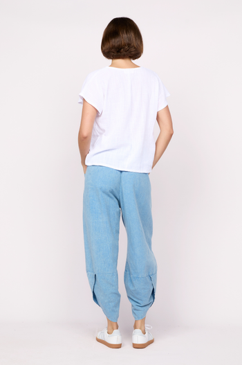 Koa Cotton V Neck Top