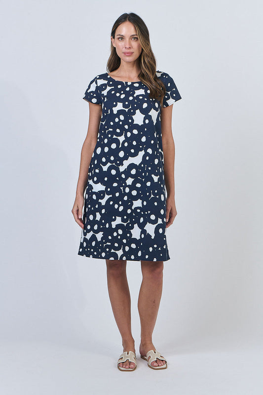 GA237 - Dress - Ink Barnacles