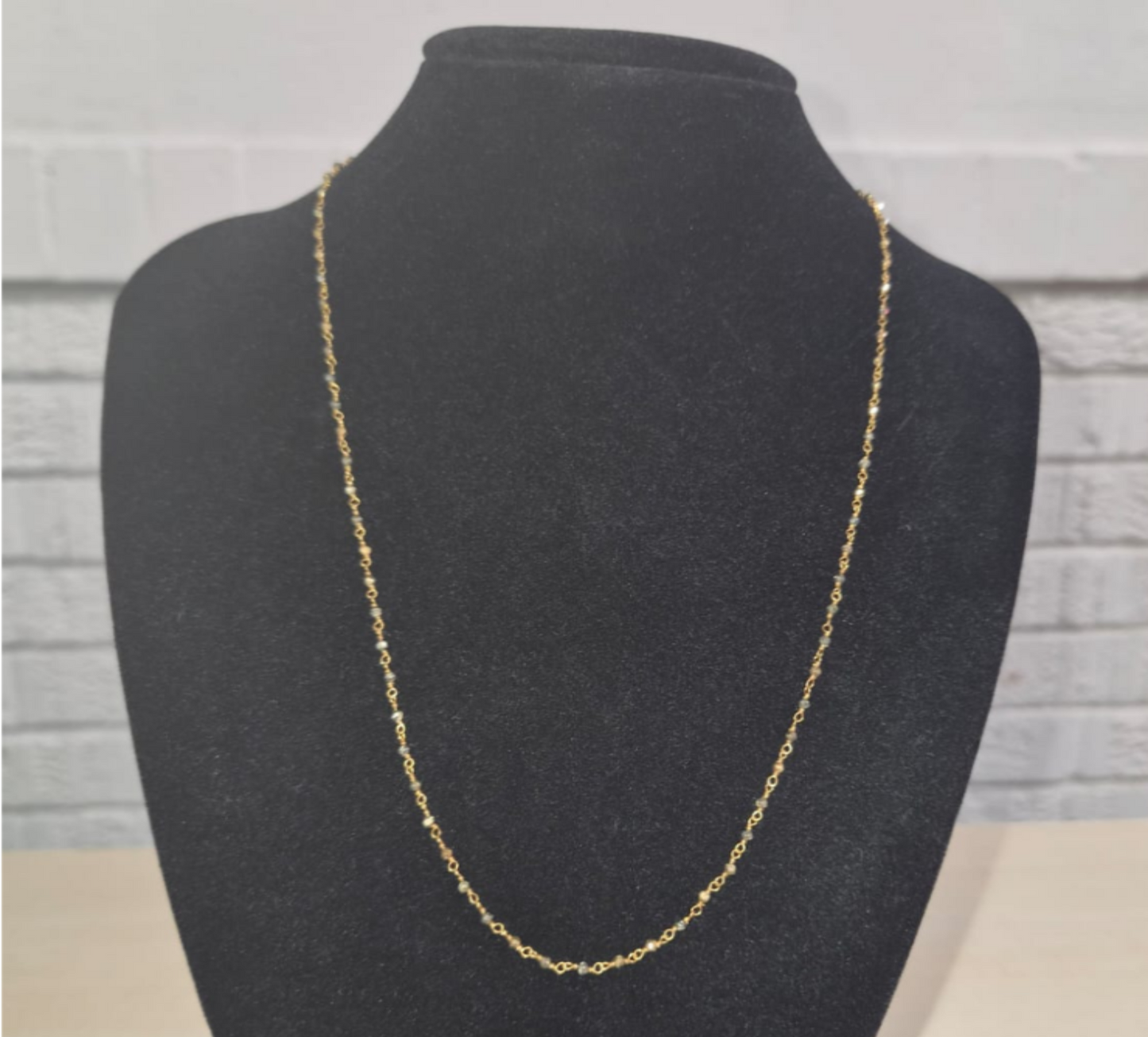 Euro gold and gem necklaces