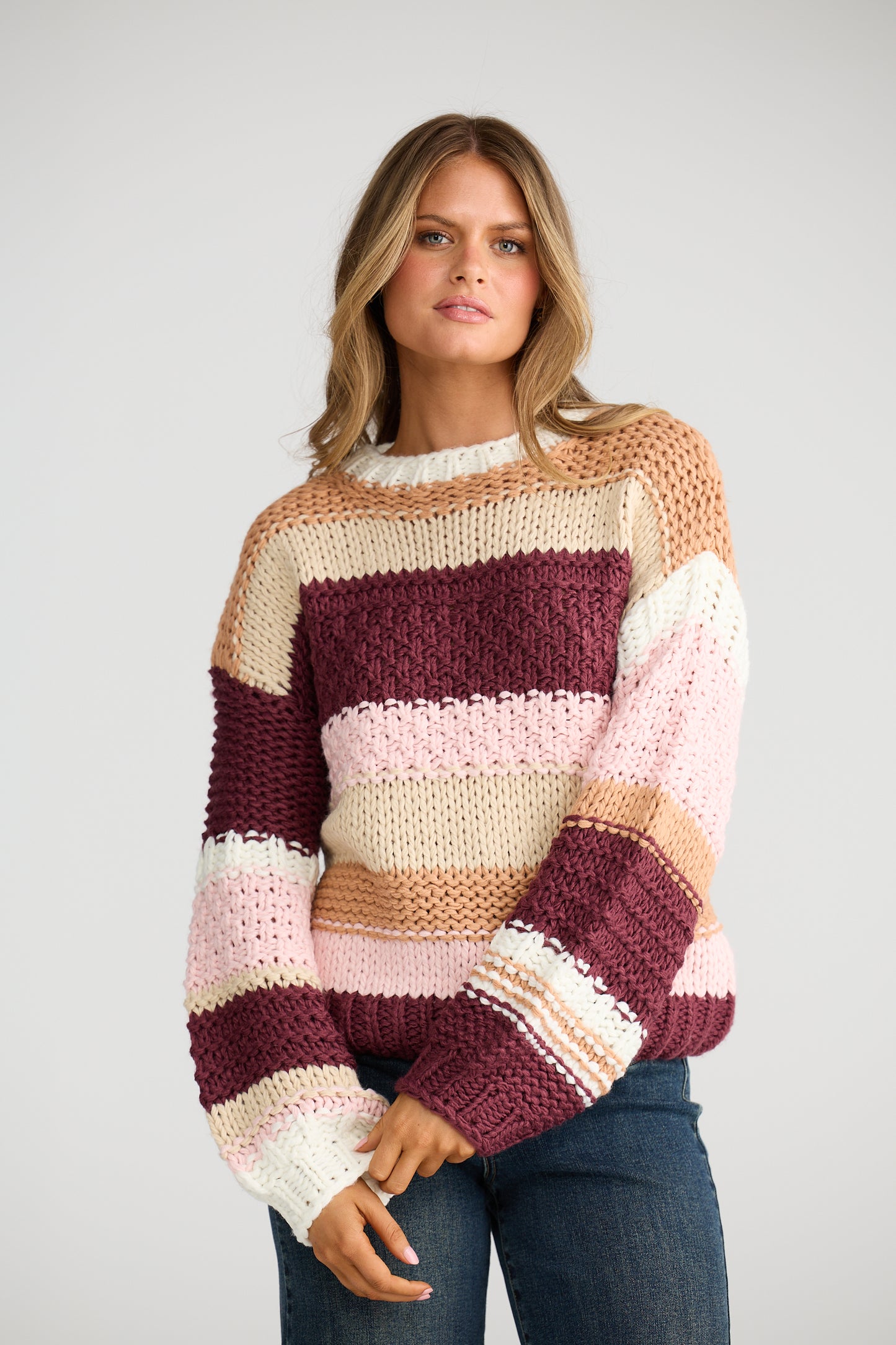 Hudson Knit - Berry Multi
