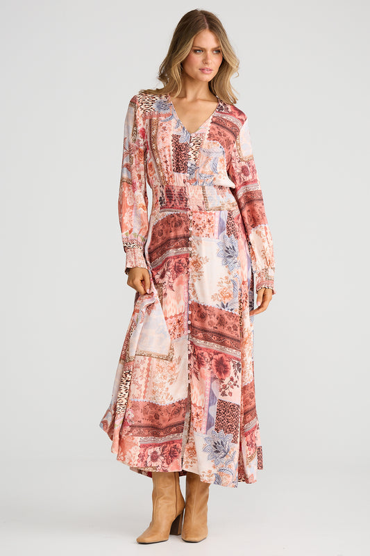 Halcyon Dress - Nomad Patchwork