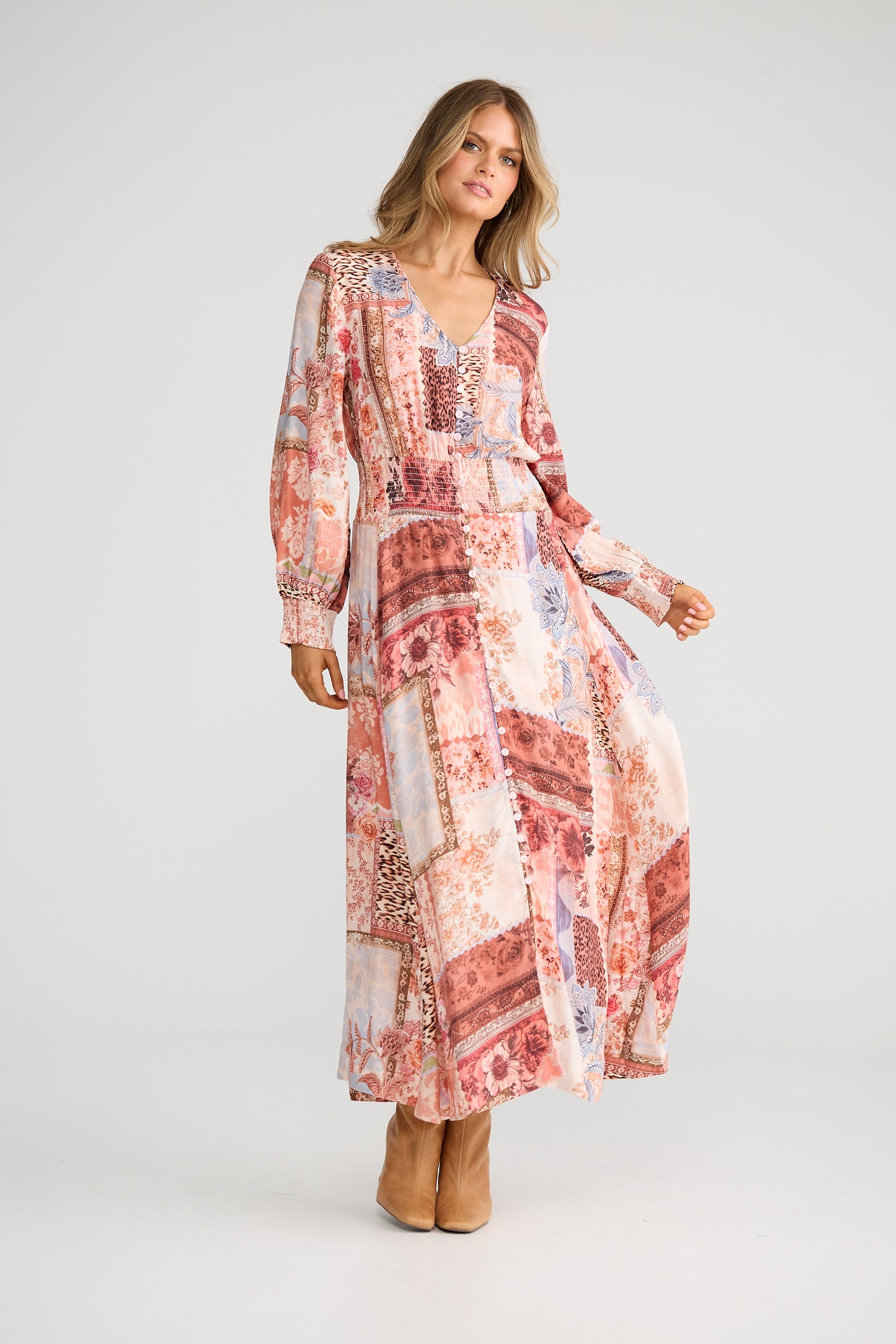 Halcyon Dress - Nomad Patchwork