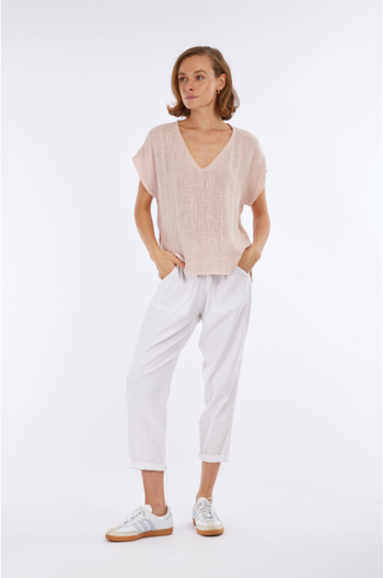 Paris V-neck Short Sleeve